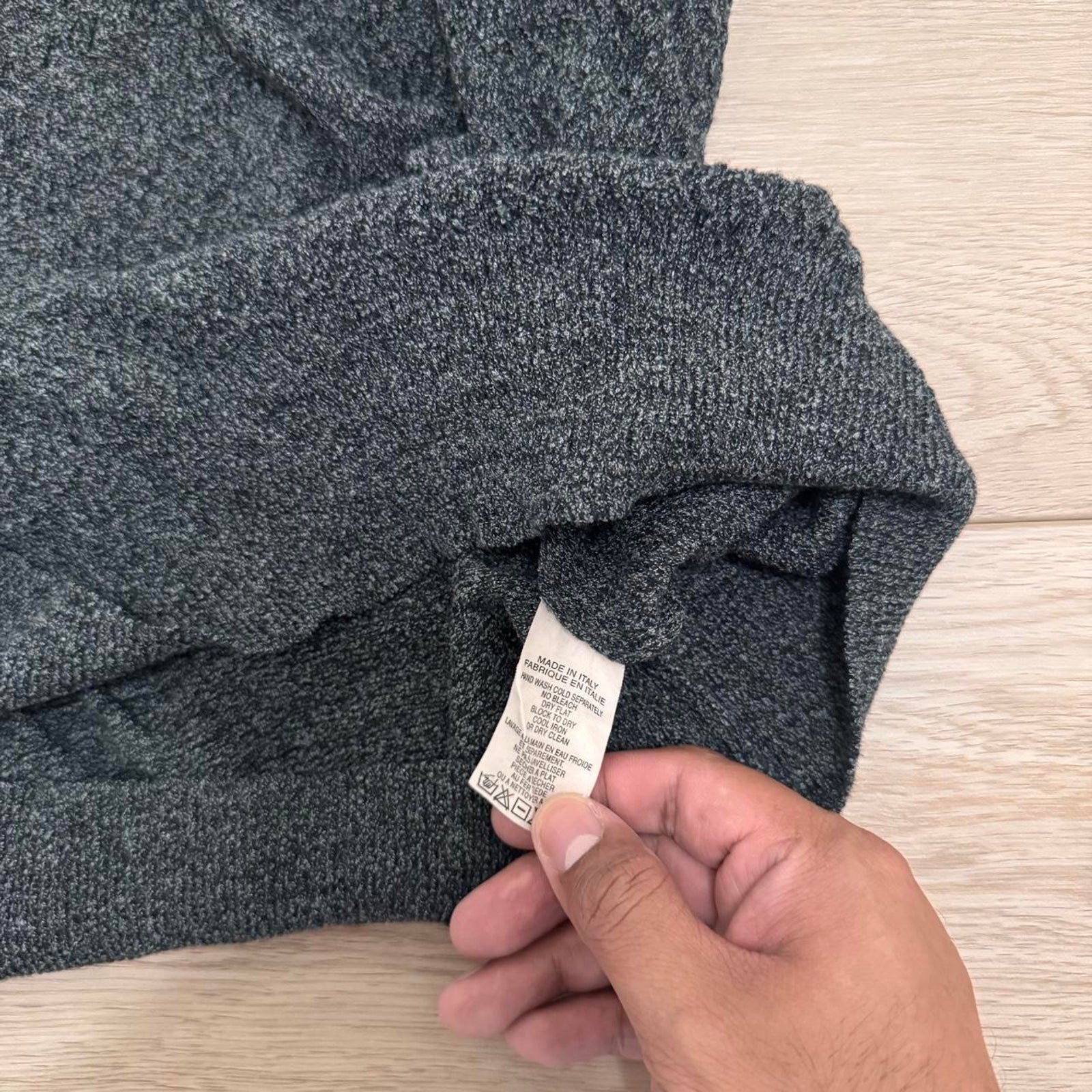 Mondo Di Marco Made In Italy Mock Neck Knit Sweater — image 6 of 8